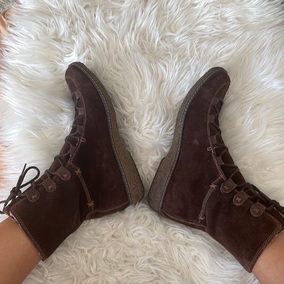 Timberland 69318 Moorland Reykir Ghillie Brown Lace up boots sz 9 - Picture 6 of 10